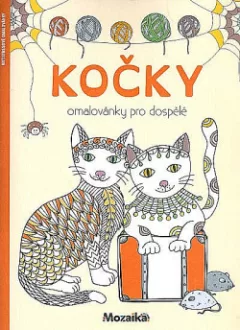 Kočky - omalovánky pro dospělé