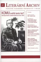 Komu svěřiti tento list? - Korespondence Jakuba Demla do roku 1918