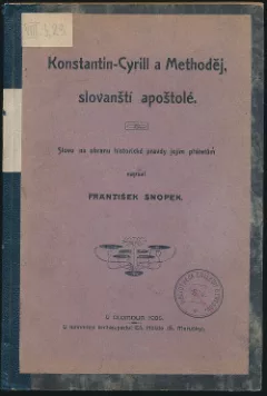 Konstantin-Cyrill a Methoděj, slovanští apoštolé