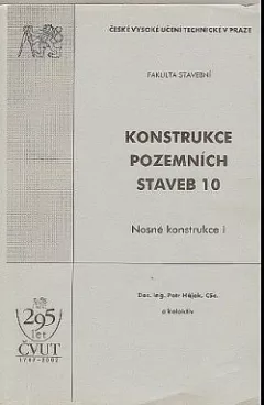 Konstrukce pozemních staveb 10: nosné konstrukce