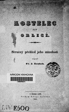 Kostelec nad Orlicí: Stručný přehled jeho minulosti