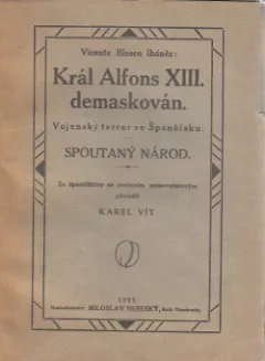 Král Alfons XIII. demaskován
