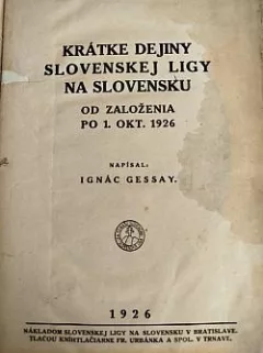 Krátke dejiny Slovenskej ligy na Slovensku