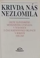 Krivda nás nezlomila: Osudy slovenského menšinového gymnázia v Šuranoch z čias horthyovskej okupácie v rokoch 1938-1945