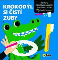 Krokodýl si čistí zuby