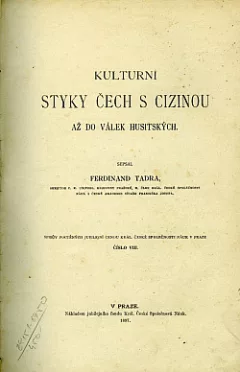 Kulturní styky Čech s cizinou až do válek husitských