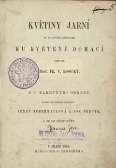 Květiny jarní se zvláštním zřetelem ku květeně domácí