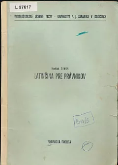 Latinčina pre právnikov