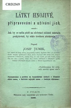 Látky hnojivé