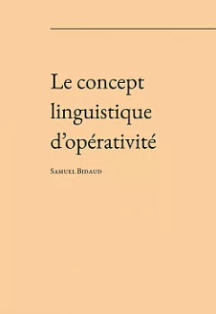 Le concept linguistique d'opérativité