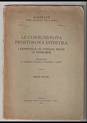 Le Corbusierova prostorová esthetika