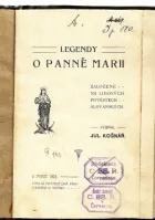 Legendy o Panně Marii založené na lidových pověstech slovanských