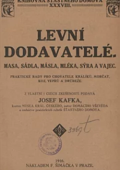 Levní dodavatelé masa, sádla, másla, mléka, sýra a vajec