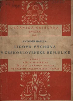 Lidová výchova v Československé republice
