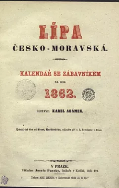 Lípa česko - moravská 1862