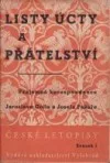 Listy úcty a přátelství J. Pekař - J. Goll