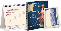 Lunární kalendář Krásné paní s publikací 2021