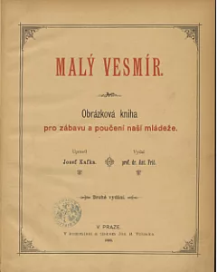 Malý vesmír: Obrázková kniha pro zábavu a poučení naší mládeže