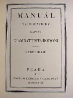 Manuál typografický
