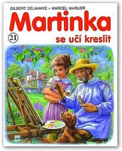 Martinka se učí kreslit