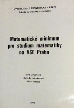 Matematické minimum pro studium matematiky na VŠE Praha