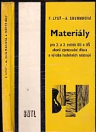 Materiály pro 2. a 3. ročník odborných učilišť a učňovských školních oborů zpracování dřeva a výroba hudebních nástrojů