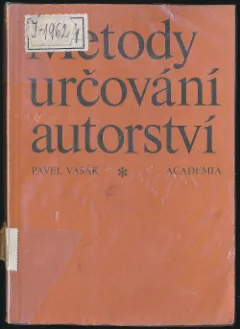 Metody určování autorství