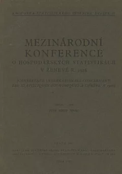Mezinárodní konference o hospodářských statistikách v Ženevě r. 1938