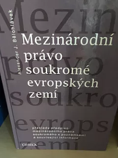 Mezinárodní právo soukromé evropských zemí