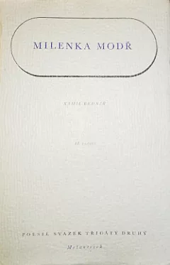 Milenka modř