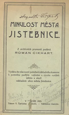 Minulost města Jistebnice