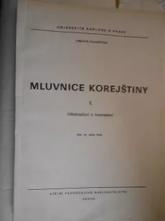 Mluvnice korejštiny - I. část (hláskosloví a tvarosloví)