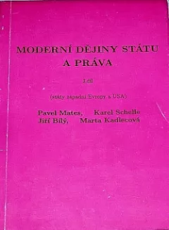 Moderní dějiny státu a práva I. – Státy západní Evropy a USA