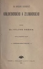 Na obranu rukopisů Královédvorského a Zelenohorského