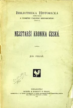 Nejstarší kronika česká