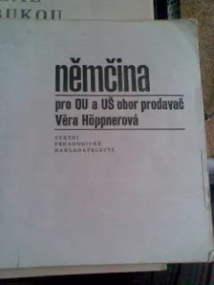 Němčina pro OU a UŠ obor prodavač