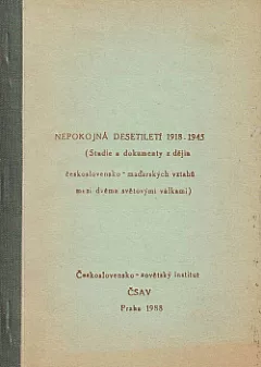 Nepokojná desetiletí 1918-1945