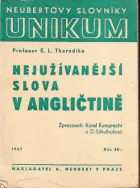 Neubertovy slovníky unikum - nejužívanější slova v angličtině