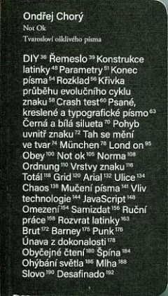 Not Ok: Tvarosloví ošklivého písma