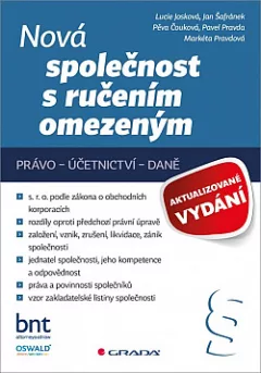 Nová společnost s ručením omezeným - právo – účetnictví – daně