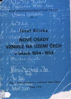 Nové osady vzniklé na území Čech v letech 1654-1854