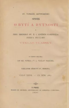 O bytí a bytnosti