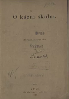 O kázni školní: zběžná rozprávka