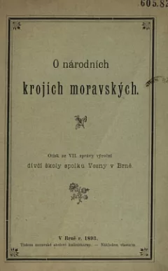 O národních krojích moravských