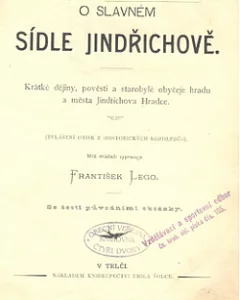 O slavném sídle Jindřichově