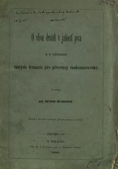 O vlivu droždí v jakost piva