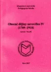 Obecné dějiny novověku IV (1789-1918)