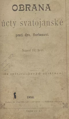 Obrana úcty svatojanské proti dru. Herbenovi