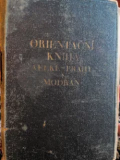 Orientační kniha Velké Prahy a Modřan