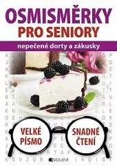 Osmisměrky pro seniory – Nepečené dorty a zákusky